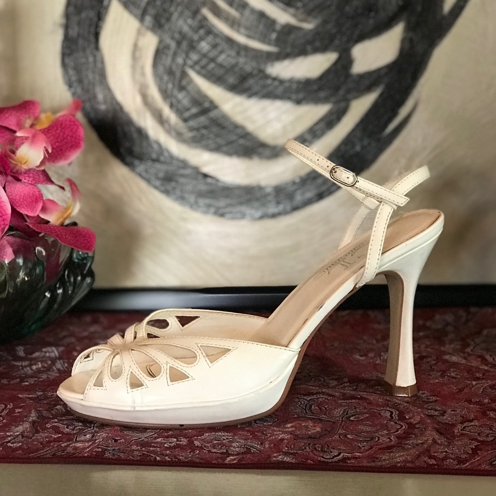 Chinese Laundry White Heels